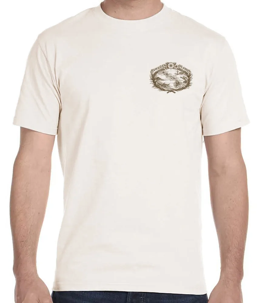 Hawaiian Islands Woodcut T-Shirt sold by Malibu Shirts product image thumbnail 3