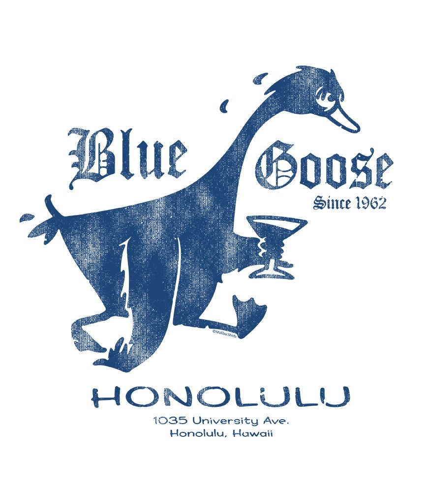 Blue Goose Honolulu Long Sleeve T-Shirt sold by Malibu Shirts product image thumbnail 2