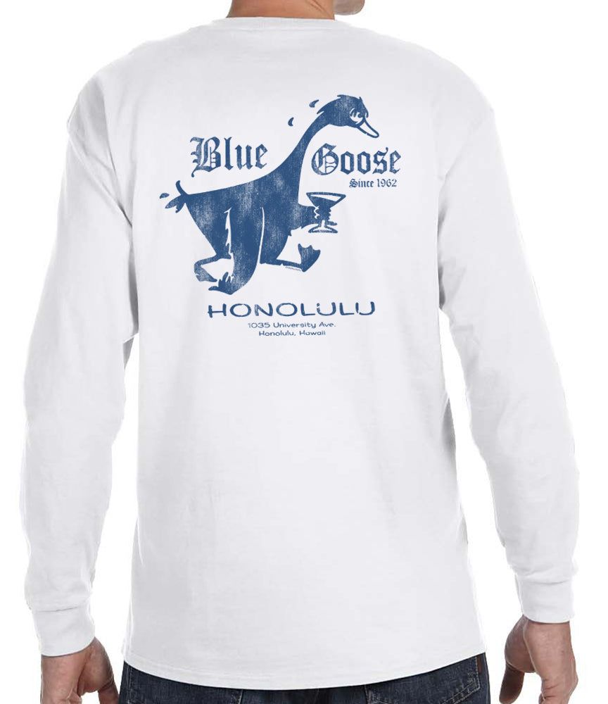 Blue Goose Honolulu Long Sleeve T-Shirt sold by Malibu Shirts