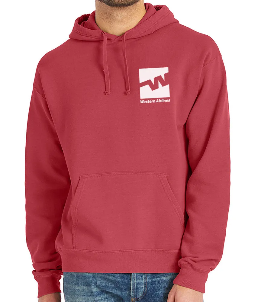 Western Airline Logo Hoodie sold by Malibu Shirts product image thumbnail 3