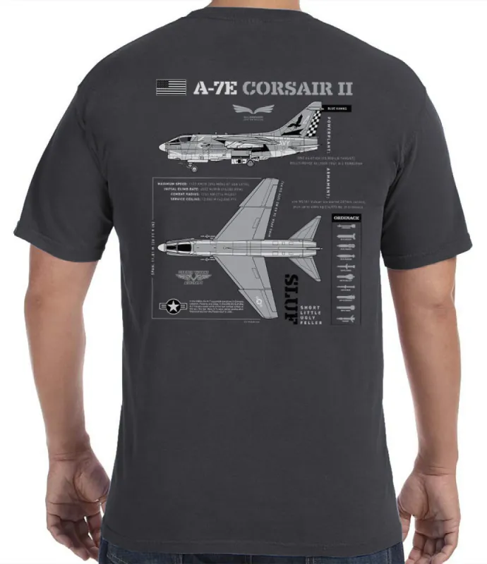 Chance Vought A-7E Corseair II T-Shirt sold by Malibu Shirts