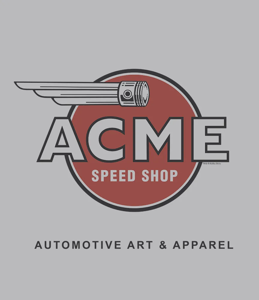 Acme Speed Shop Circle Logo T-Shirt sold by Malibu Shirts product image thumbnail 2