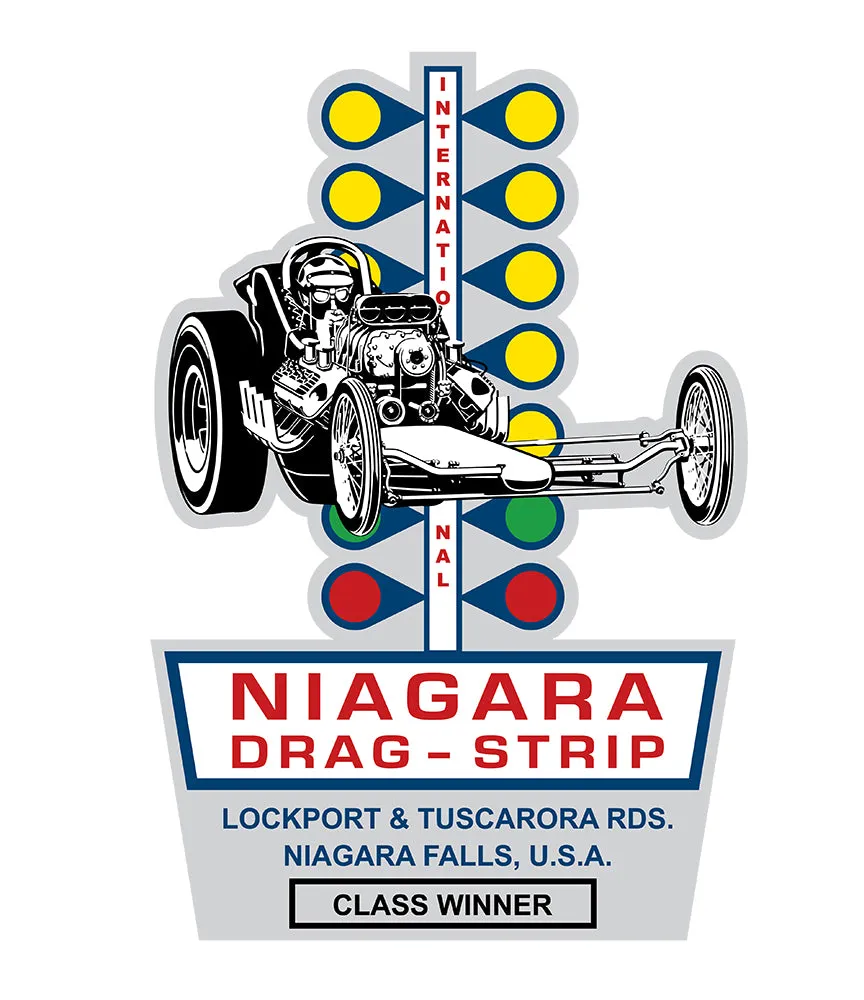 Niagara Drag Strip T-Shirt sold by Malibu Shirts product image thumbnail 2