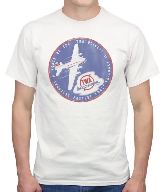 TWA Logo T-Shirt sold by Malibu Shirts