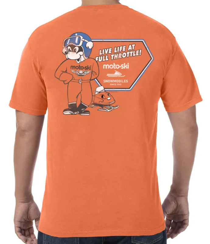 Moto Ski Full Throttle T-Shirt sold by Malibu Shirts