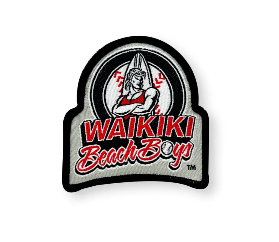 Waikiki Beachboys BB Woven Patch sold by Malibu Shirts