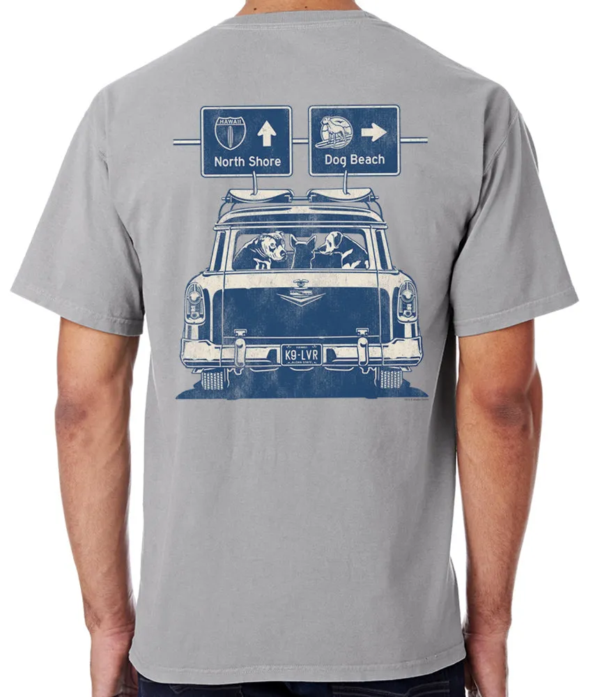 Dog Beach K9 Lover T-Shirt sold by Malibu Shirts