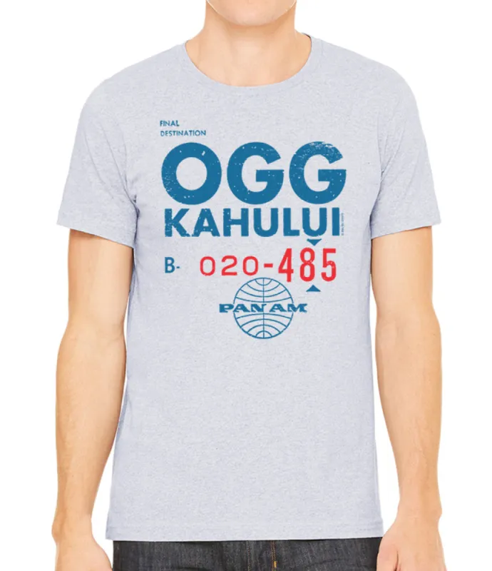 Pan Am OGG Ticket Men's Shirt sold by Malibu Shirts