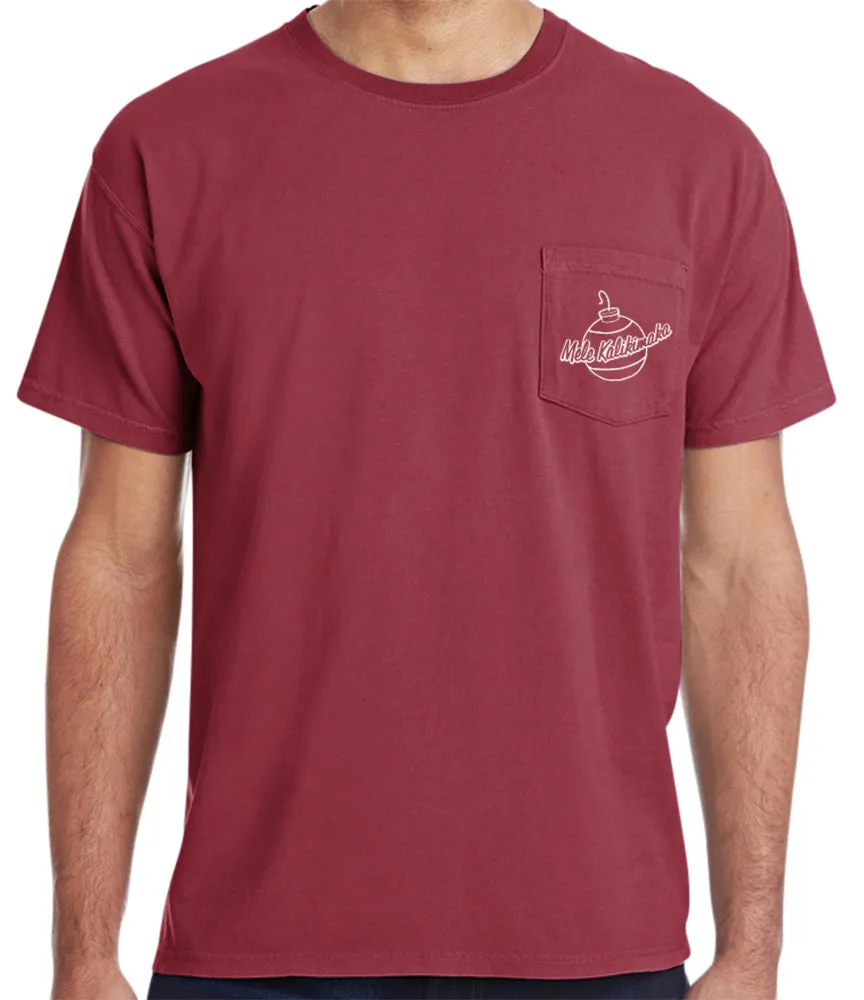 Mele kalikimaka Pocket T-Shirt sold by Malibu Shirts product image thumbnail 3
