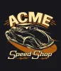 Acme Speed Shop the '36 Coupe T-Shirt sold by Malibu Shirts