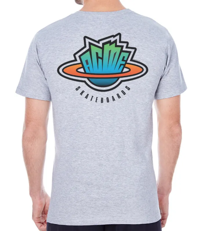 Acme Skateboards Saturn T-shirt made by Malibu Shirts