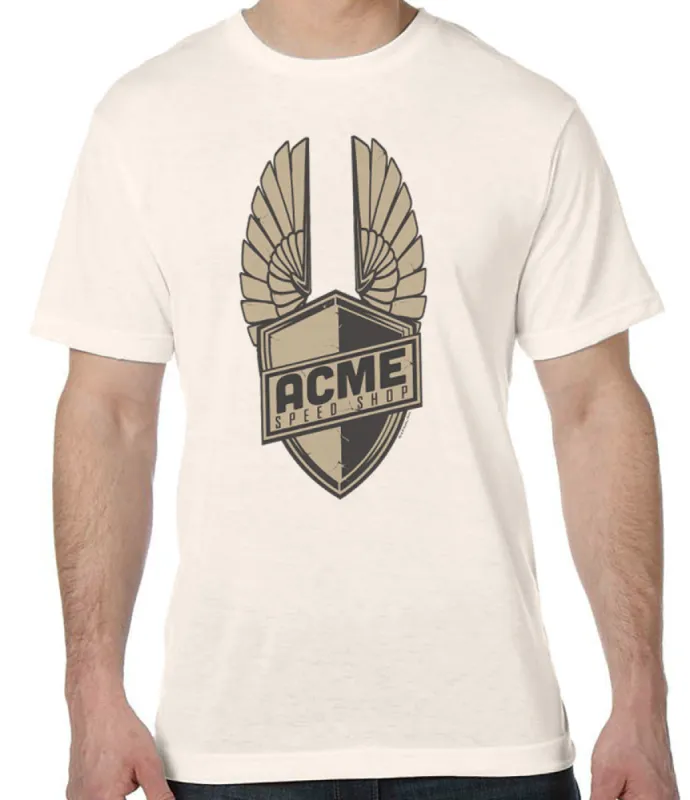 Acme Speed Shop Wings Up T-Shirt sold by Malibu Shirts
