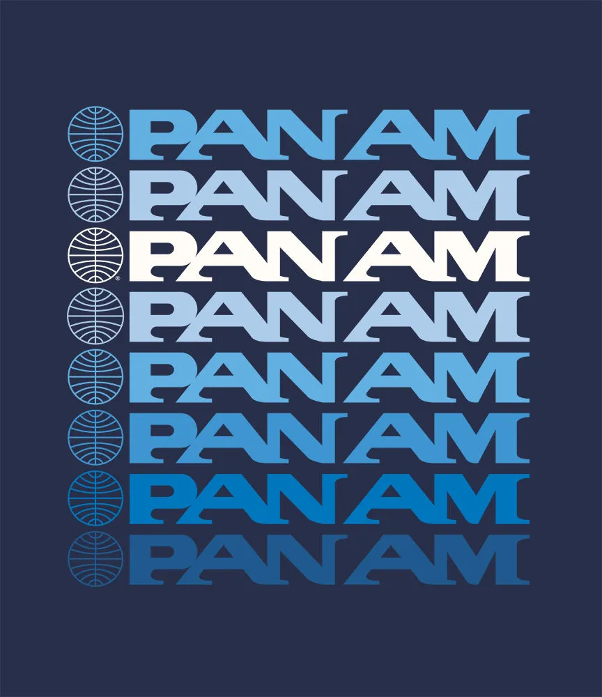Pan Am Retro Logo Stack T-Shirt sold by Malibu Shirts product image thumbnail 2