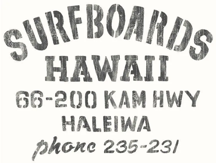Surfboards Hawaii T-Shirt sold by Malibu Shirts product image thumbnail 2
