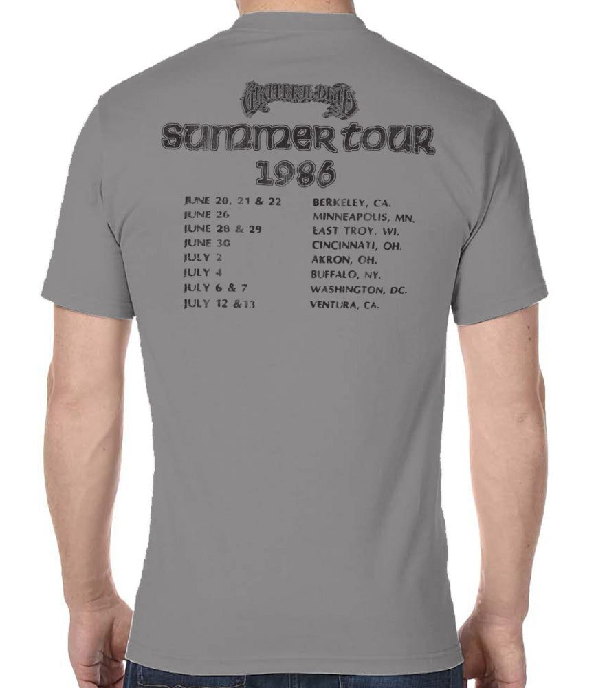 The Grateful Dead Summer Tour 1986 T-Shirt sold by Malibu Shirts product image thumbnail 3
