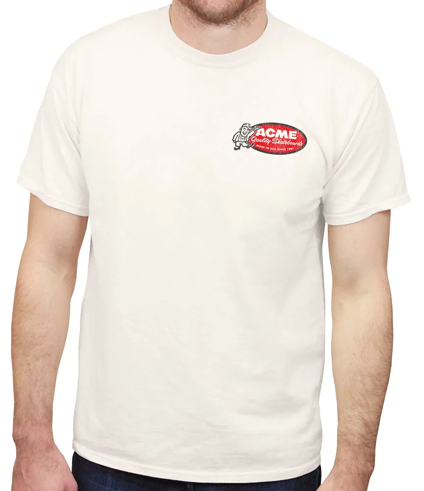 Acme Quality Skateboards T-Shirt sold by Malibu Shirts product image thumbnail 3