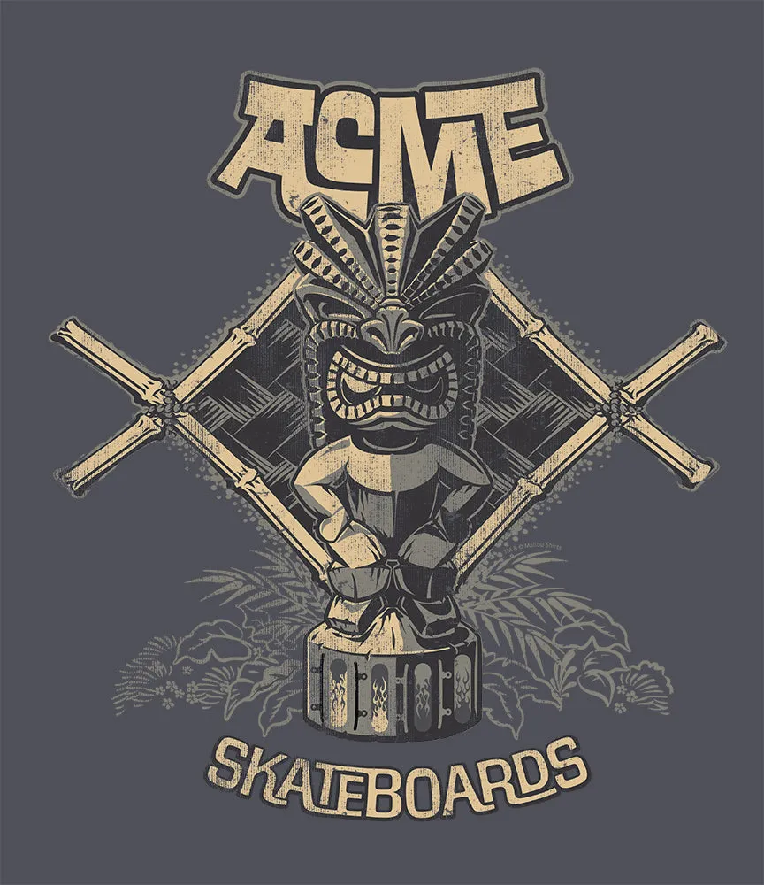Acme Skateboards Tiki T-Shirt sold by Malibu Shirts product image thumbnail 2