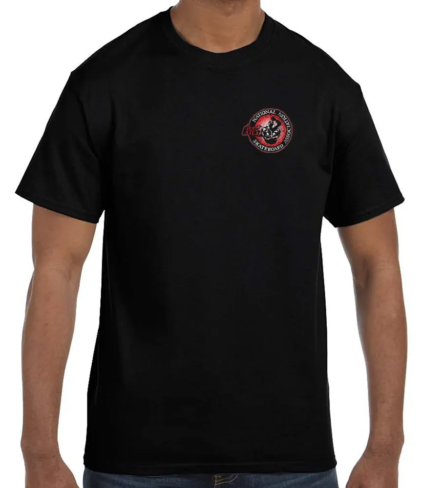 Shut up and Skate Black T-Shirt sold by Malibu Shirts product image thumbnail 3