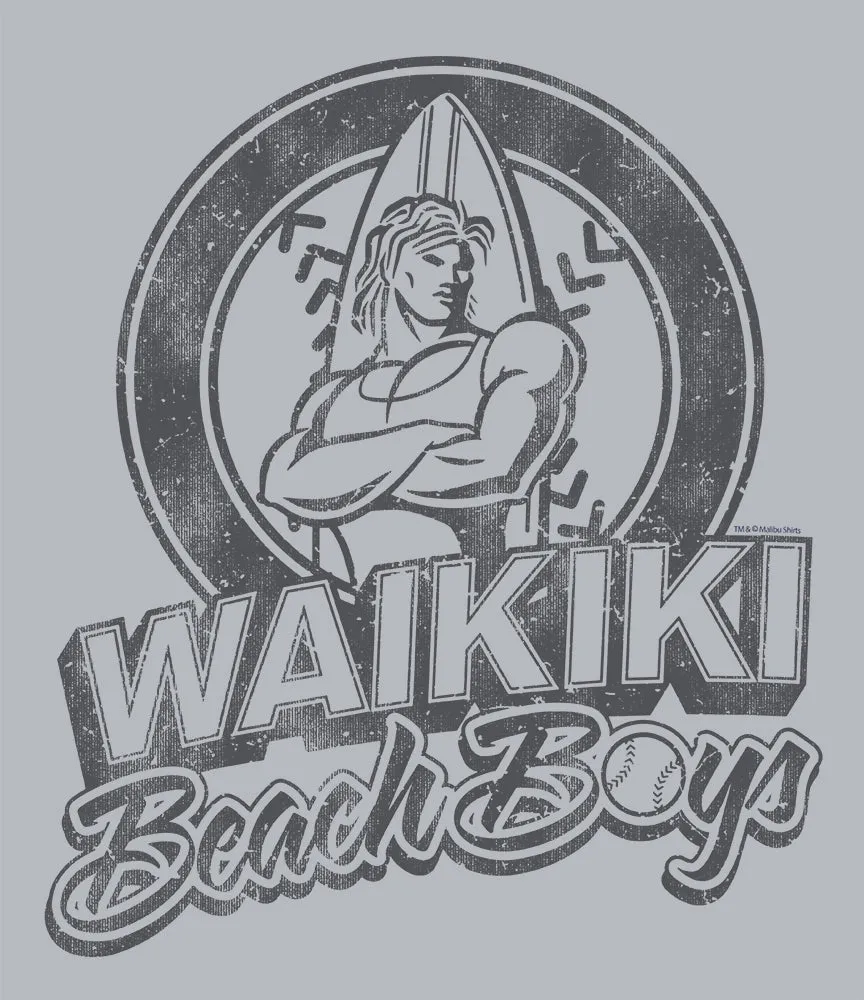 Waikiki Beach Boys Baseball Team T-Shirt sold by Malibu Shirts product image thumbnail 2