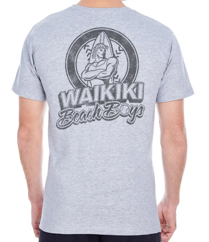 Waikiki Beach Boys Baseball Team T-Shirt sold by Malibu Shirts