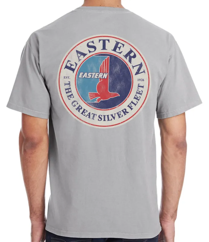 Eastern Airlines Retro Silver Fleet Logo T-Shirt sold by Malibu Shirts