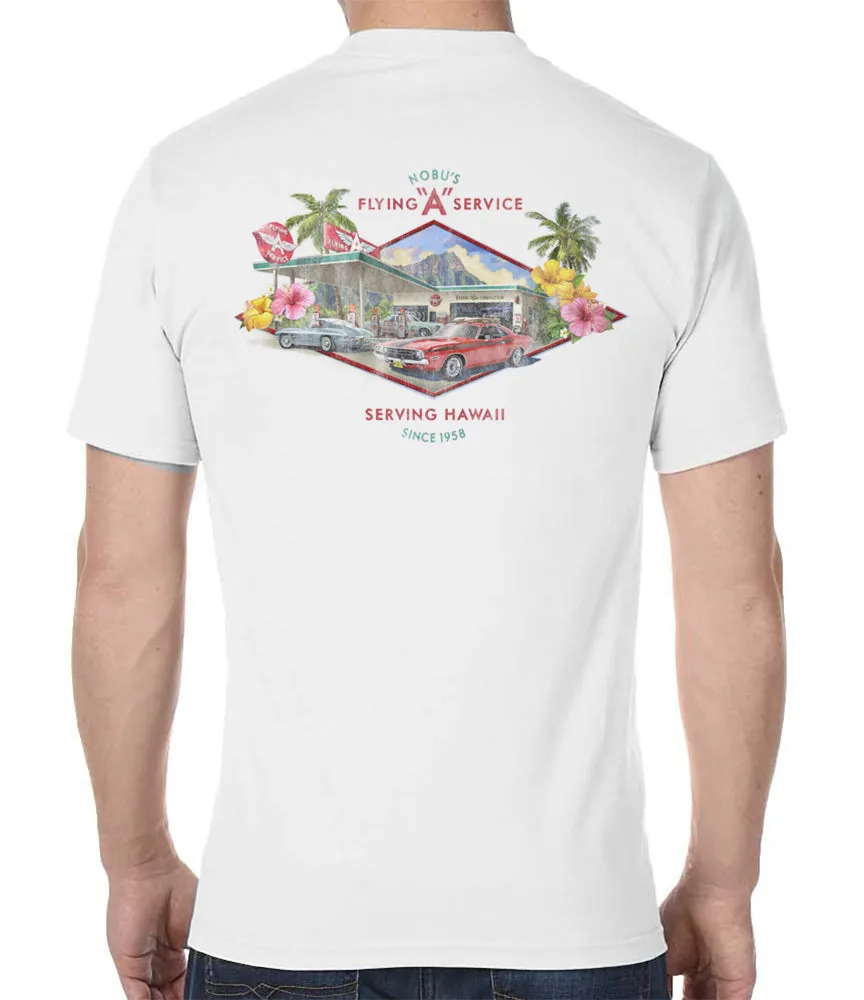 Flying A Service Men's T-Shirt sold by Malibu Shirts