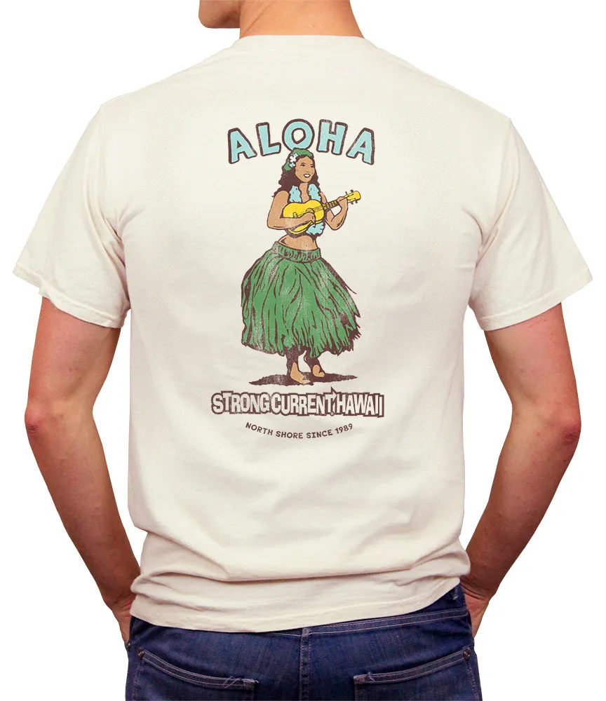 Strong Current Aloha Hula T-Shirt sold by Malibu Shirts