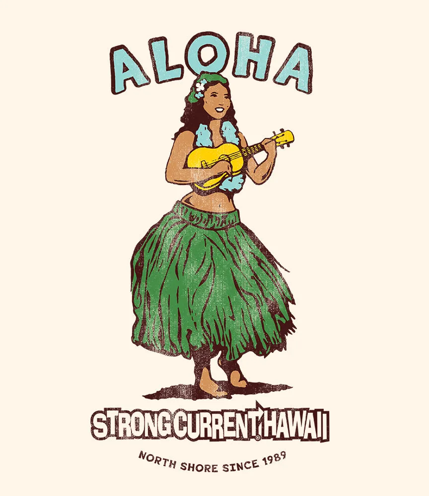 Strong Current Aloha Hula T-Shirt sold by Malibu Shirts product image thumbnail 2