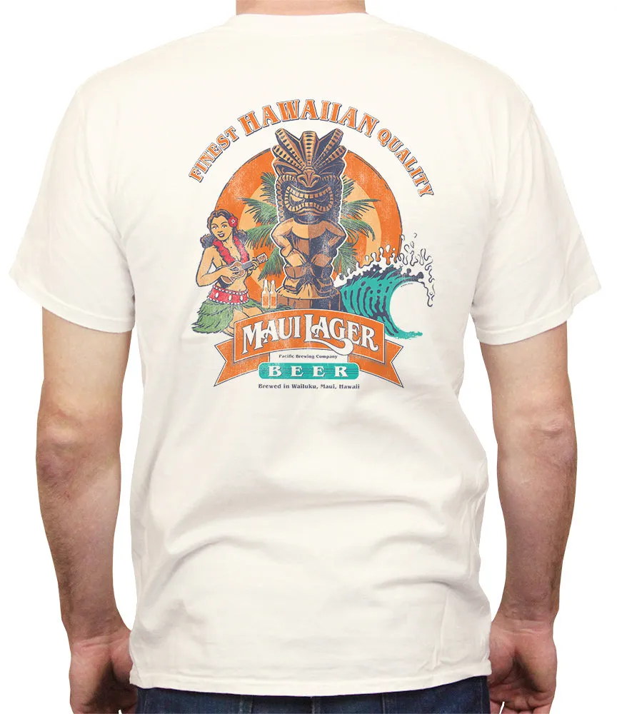 Maui Lager Tiki T-Shirt sold by Malibu Shirts