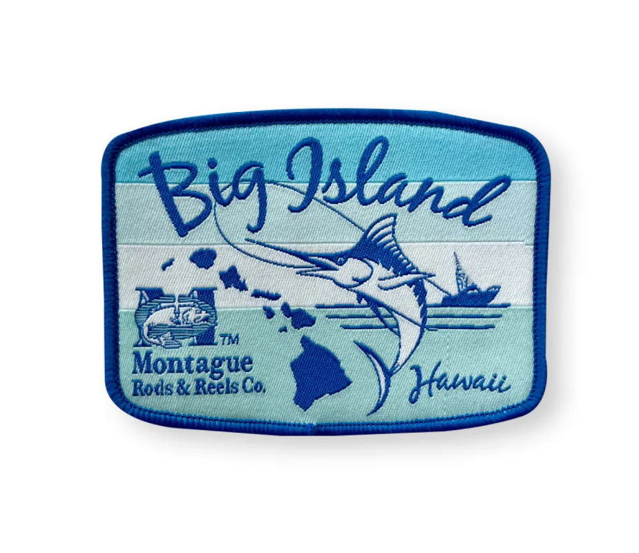 Big Island Marlin Iron On Patch sold by Malibu Shirts