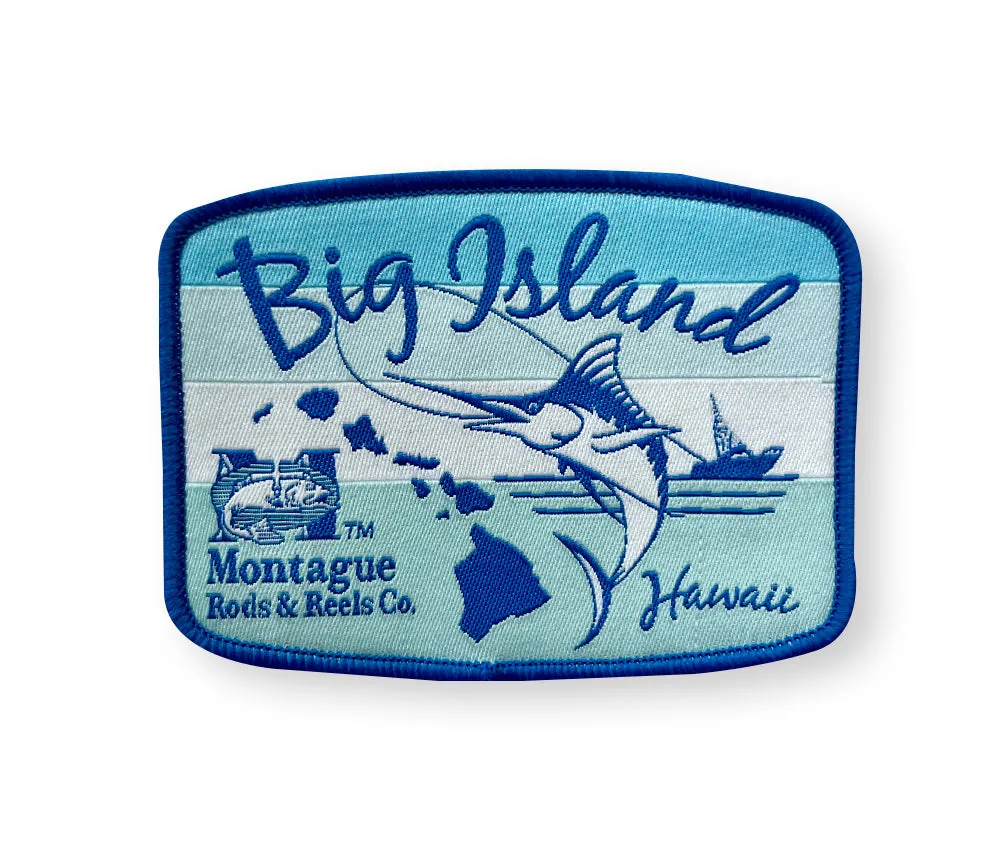 Big Island Marlin Iron On Patch sold by Malibu Shirts