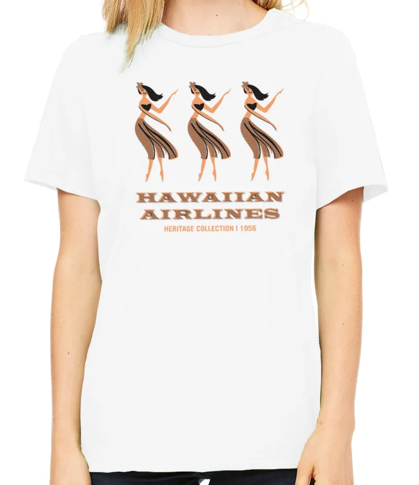 Hawaiian Airlines Hula Girls T-Shirt sold by Malibu Shirts