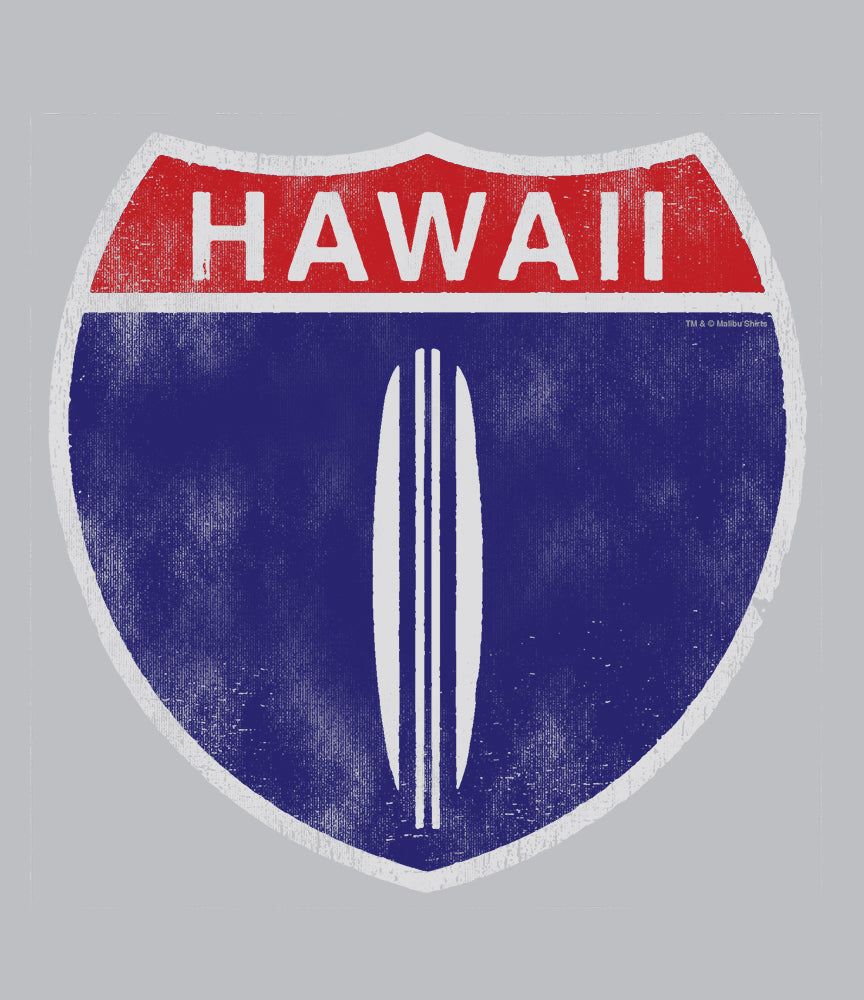 Hawaii Highway 1 Long Sleeve sold by Malibu Shirts product image thumbnail 2