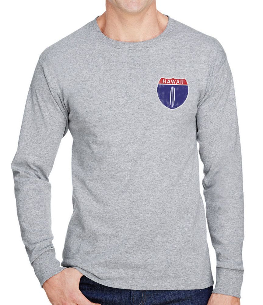 Hawaii Highway 1 Long Sleeve sold by Malibu Shirts product image thumbnail 3