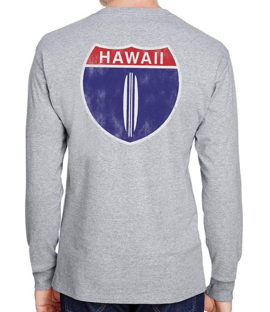 Hawaii Highway 1 Long Sleeve sold by Malibu Shirts
