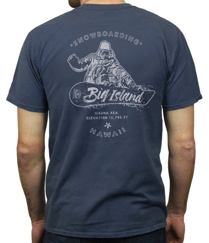 Big Island Snowboarder sold by Malibu Shirts