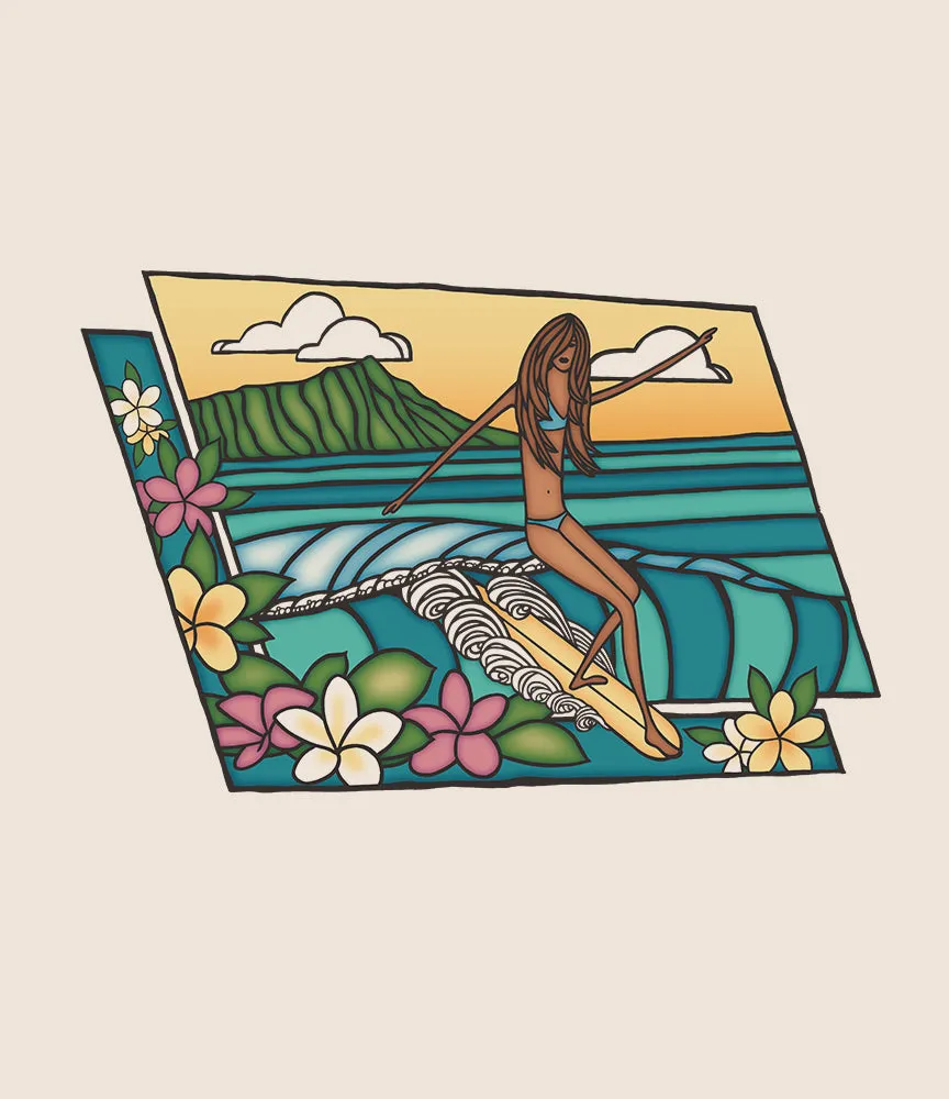 Clark Foam Wahine Long Sleeve T-Shirt sold by Malibu Shirts product image thumbnail 2