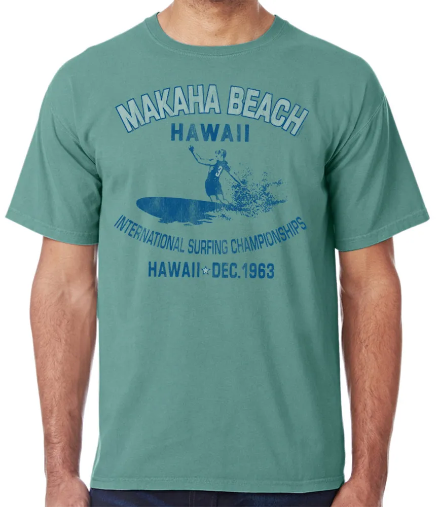 Makaha Beach Hawaii 1963 T-Shirt sold by Malibu Shirts