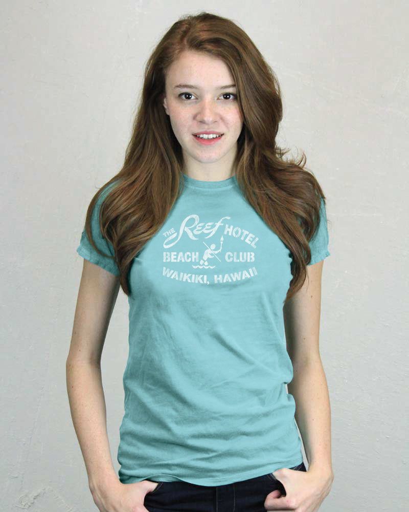 Reef Hotel Women's T-Shirt sold by Malibu Shirts