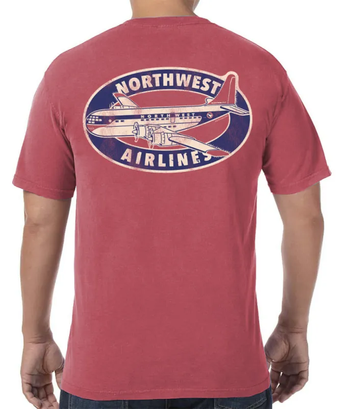 Northwest Air Stratocruiser Retro T-Shirt sold by Malibu Shirts