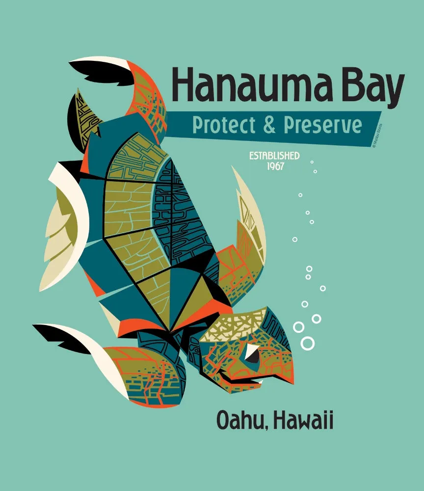 Hanauma Bay Men's T-Shirt sold by Malibu Shirts product image thumbnail 2