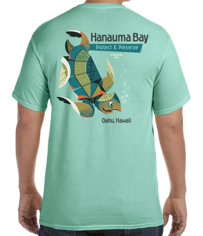 Hanauma Bay Men's T-Shirt sold by Malibu Shirts