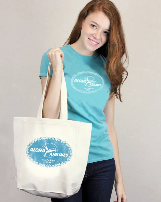 Aloha Airline "Funbirds" Tote sold by Malibu Shirts