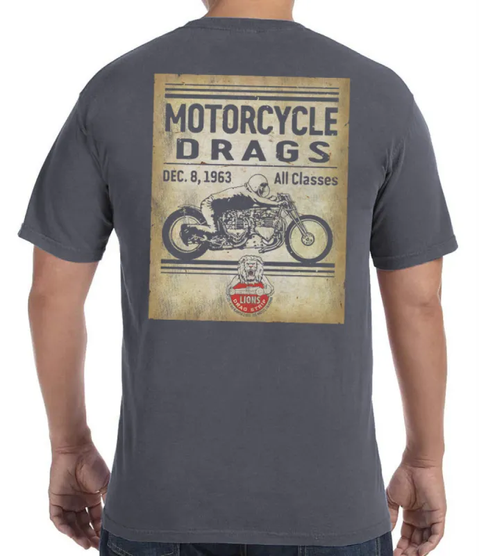 Lions Drag Bike Retro T-Shirt sold by Malibu Shirts