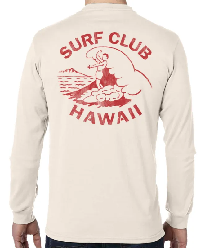 Surf Club Hawaii Men's Long Sleeve sold by Malibu Shirts