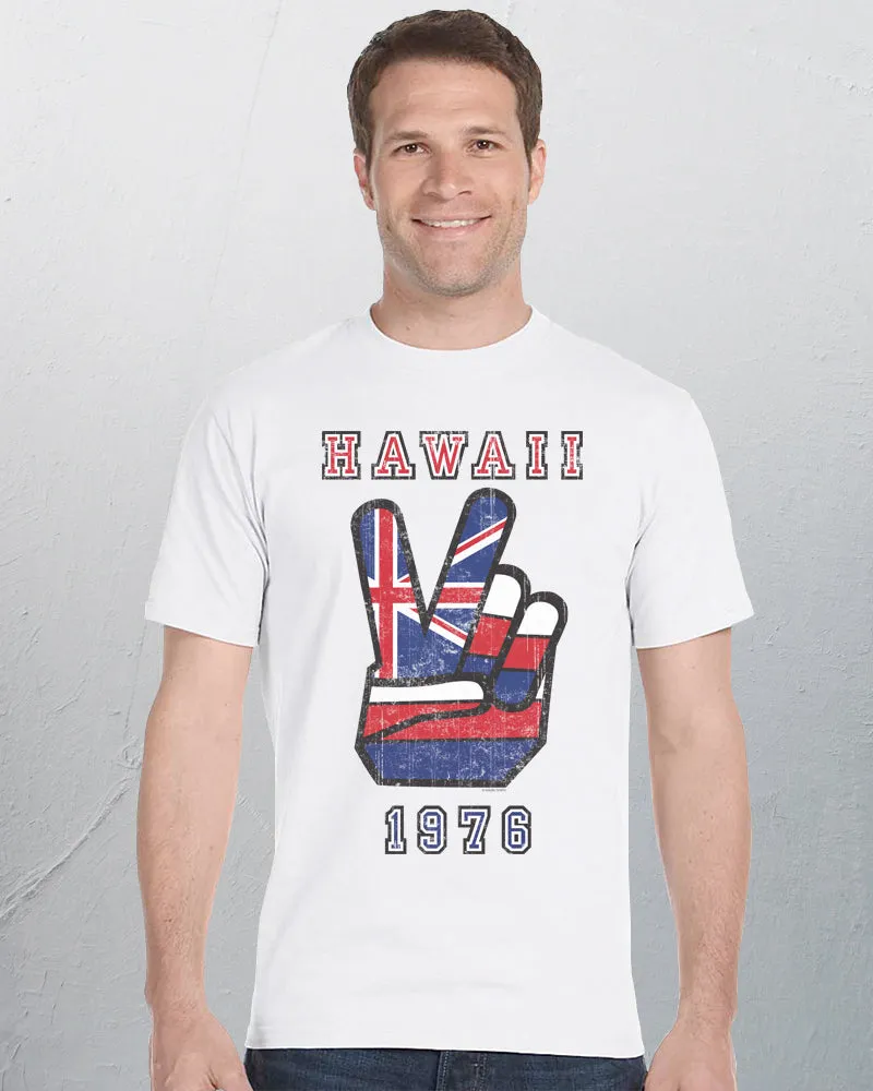 Mens Hawaii Peace T-Shirt sold by Malibu Shirts