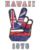 Mens Hawaii Peace T-Shirt sold by Malibu Shirts