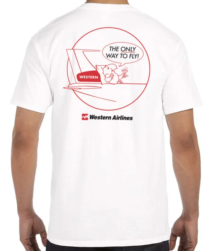 Western Airlines Wally T-Shirt sold by Malibu Shirts