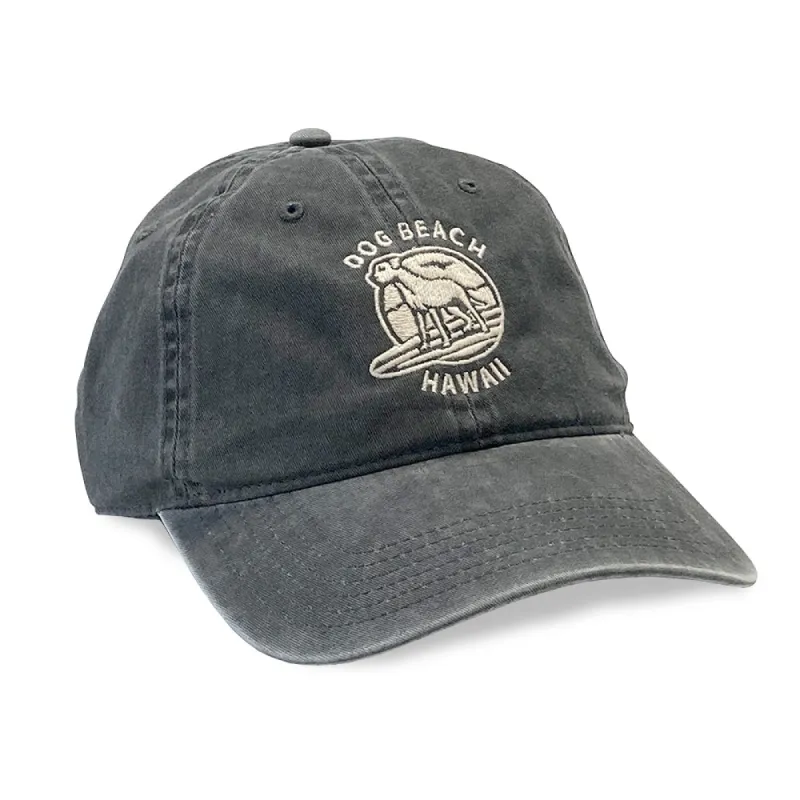 Dog Beach Hawaii Adjustable Hat sold by Malibu Shirts
