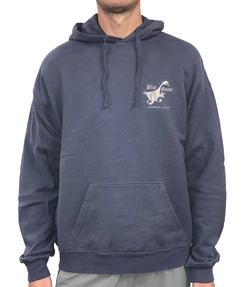Blue Goose Bar Honolulu Retro Pullover Hoodie sold by Malibu Shirts product image thumbnail 3